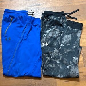 Under Armour YXL Loose Blue and black Gray Camouflage Jogger Lot